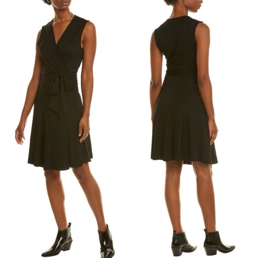 Diane von furstenburg V neck jersey A line fit flare dress ⭐️